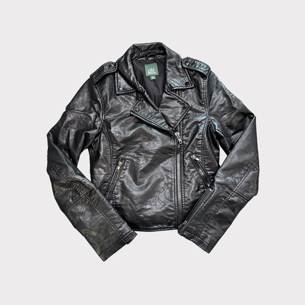 Faux Leather Jacket